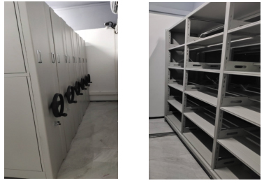 移動(dòng)密集架現(xiàn)場(chǎng)圖 移動(dòng)密集架現(xiàn)場(chǎng)